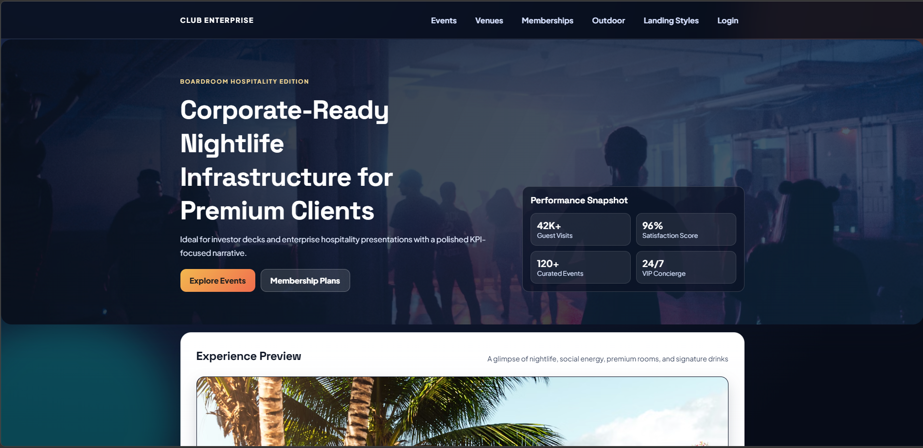 Club And Entertainment Sites