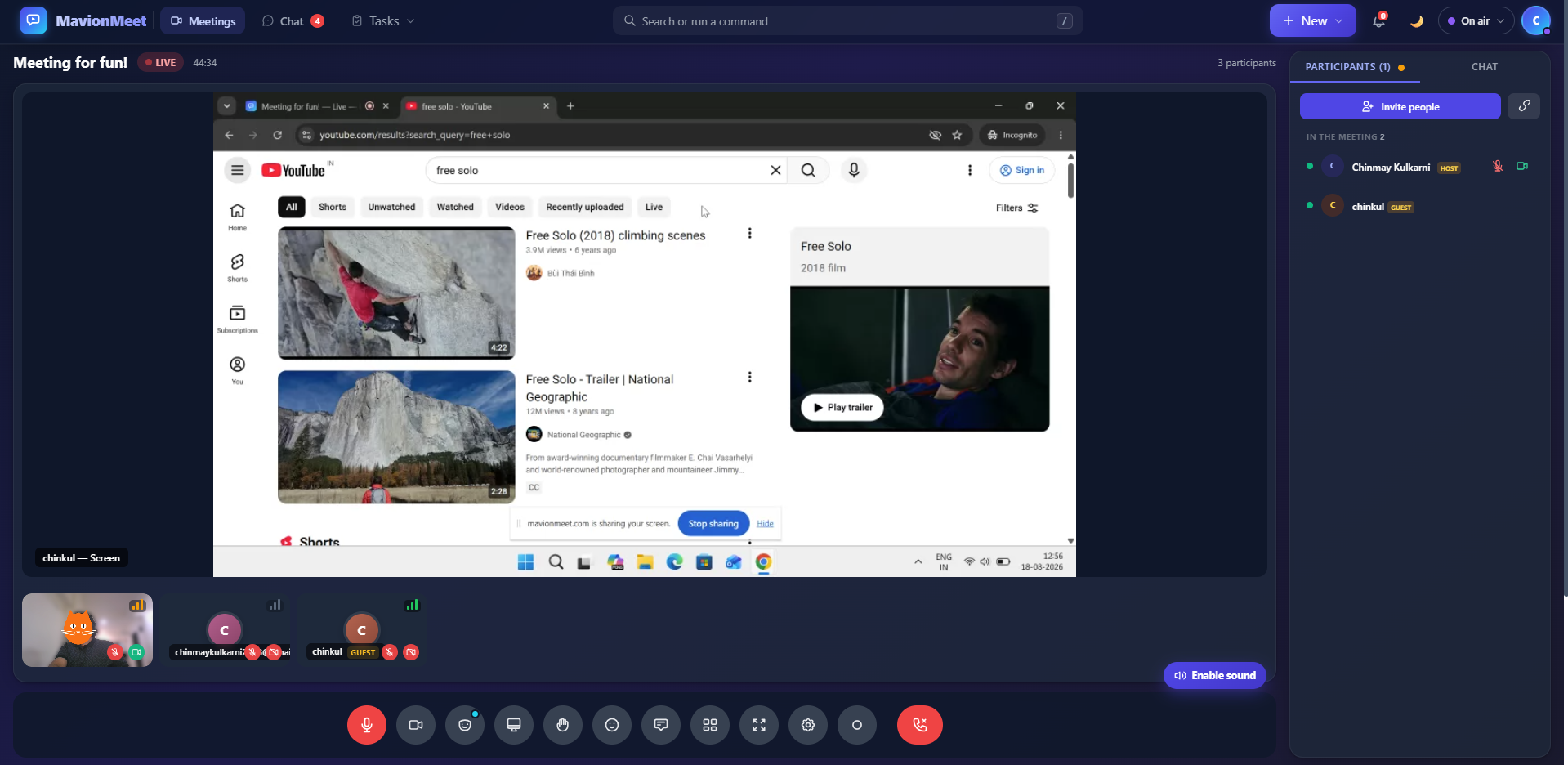 Mavionmeet screenshot